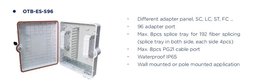 72 Core Fiber Optic Splice Closure for FTTH CATV Telecommunication Networks Junction Box