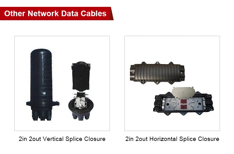 2in 2out Vertical Fiber Optical Splice Closure