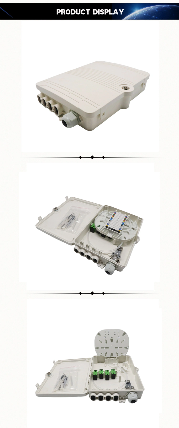 Fiber Wholesale FTTH Mini Fiber Optic Terminal Distribution Box